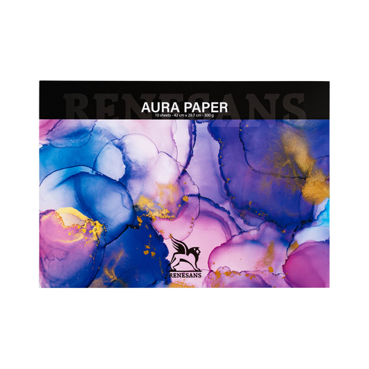 AURA Blokk fyrir alkóhól blekk 300 g/m² - 10 blaðsíður