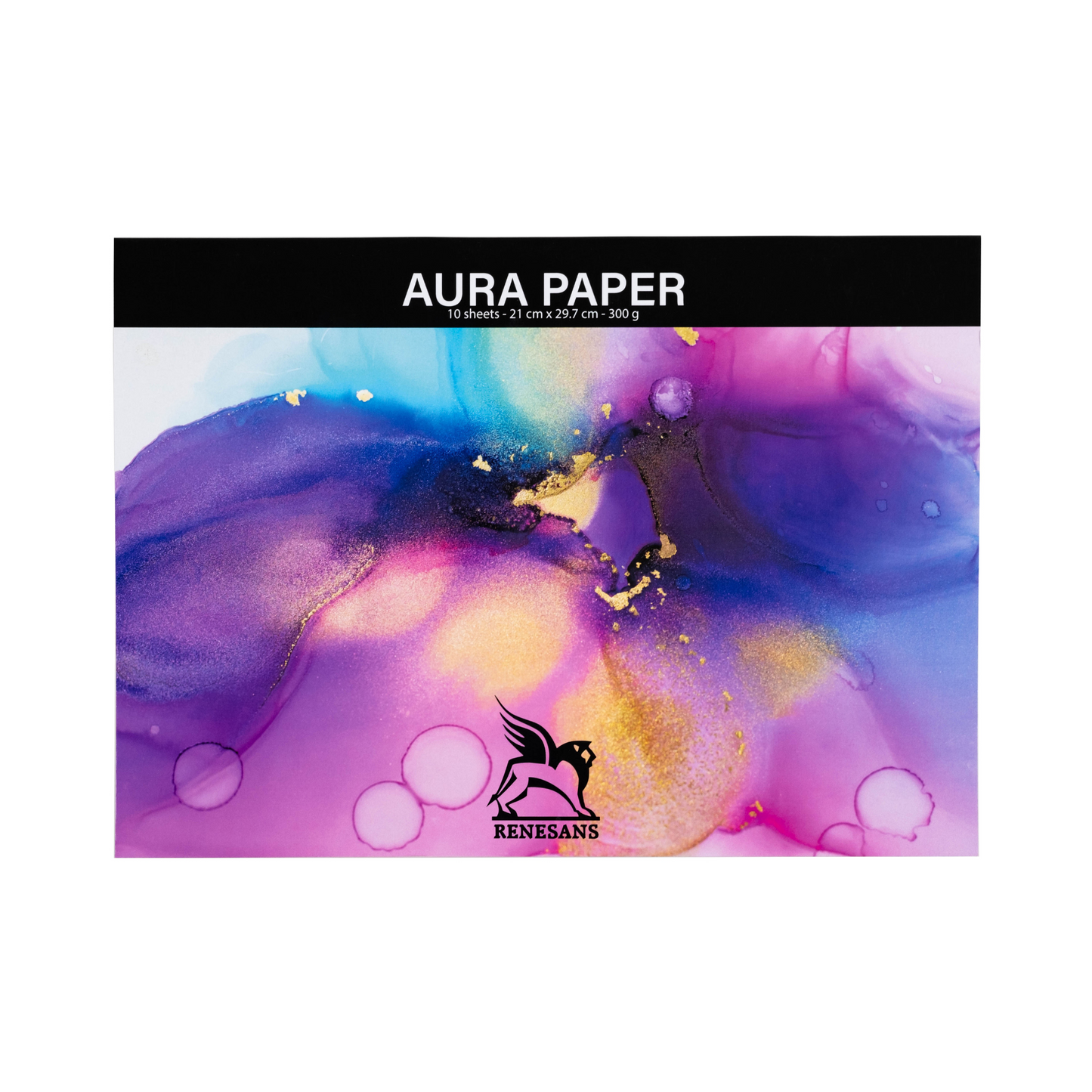 AURA Blokk fyrir alkóhól blekk 300 g/m² - 10 blaðsíður