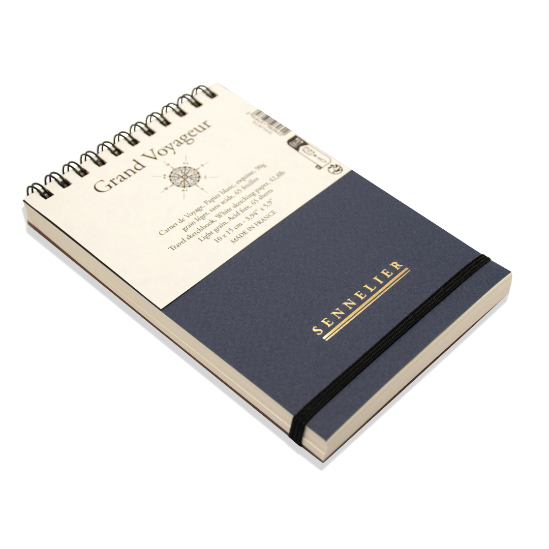 Le Grand Voyageur – ferða skissubók með gormum - 90gsm