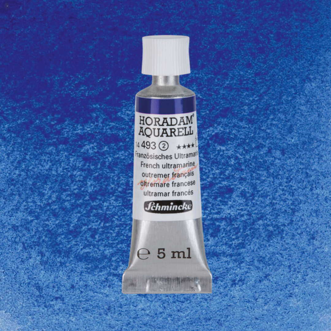 Vatnslitir HORADAM® AQUARELL - Blá og fjíolablá