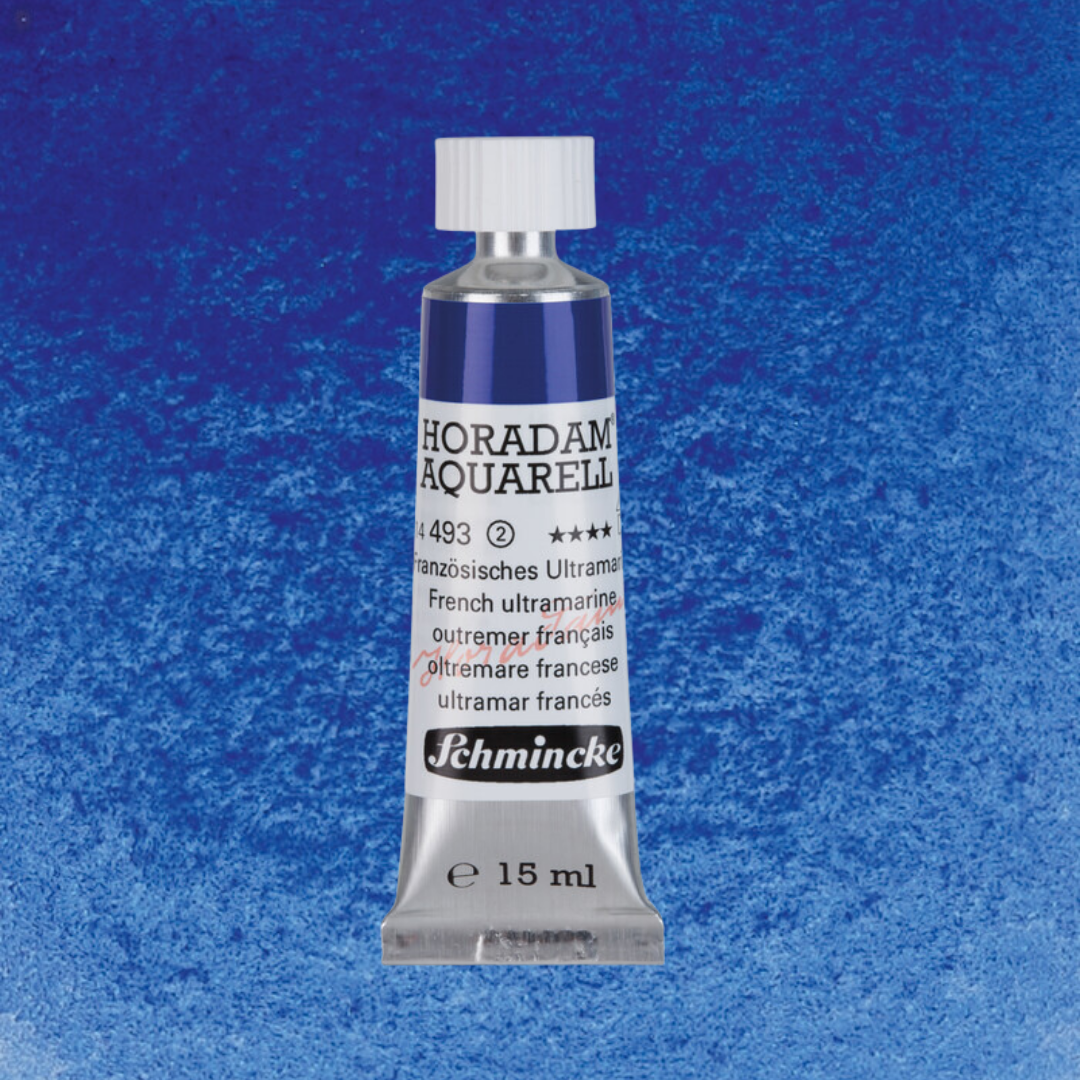 Vatnslitir HORADAM® AQUARELL - Blá og fjíolablá