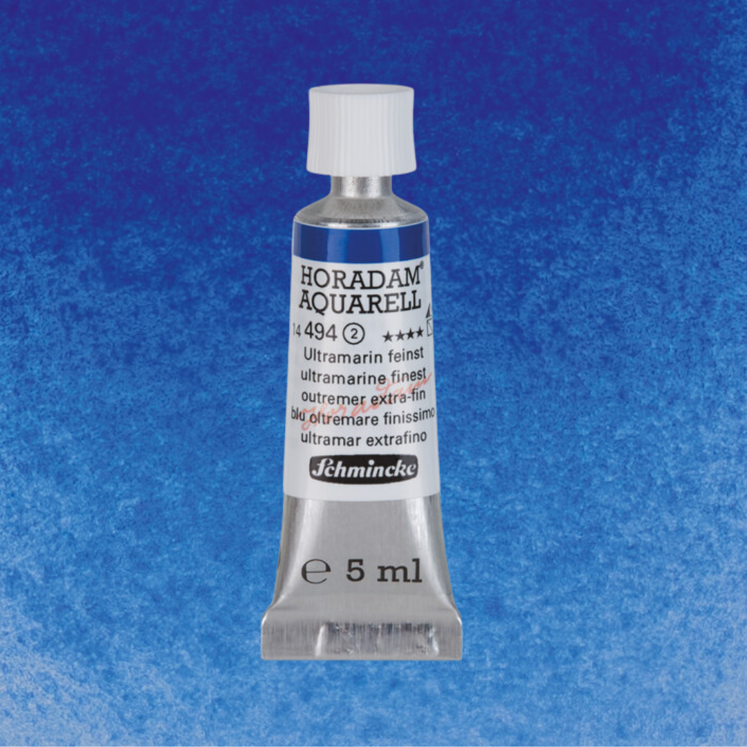 Vatnslitir HORADAM® AQUARELL - Blá og fjíolablá