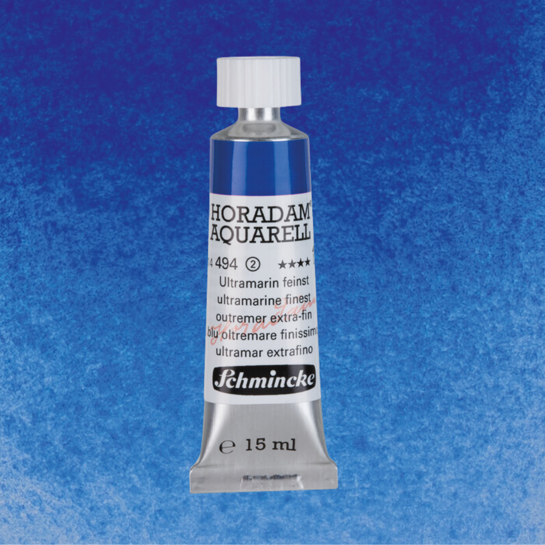 Vatnslitir HORADAM® AQUARELL - Blá og fjíolablá