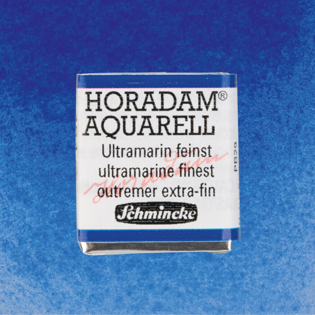 Vatnslitir HORADAM® AQUARELL - Blá og fjíolablá