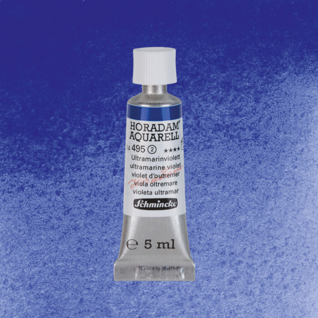 Vatnslitir HORADAM® AQUARELL - Blá og fjíolablá
