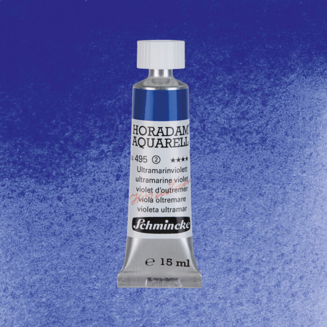 Vatnslitir HORADAM® AQUARELL - Blá og fjíolablá