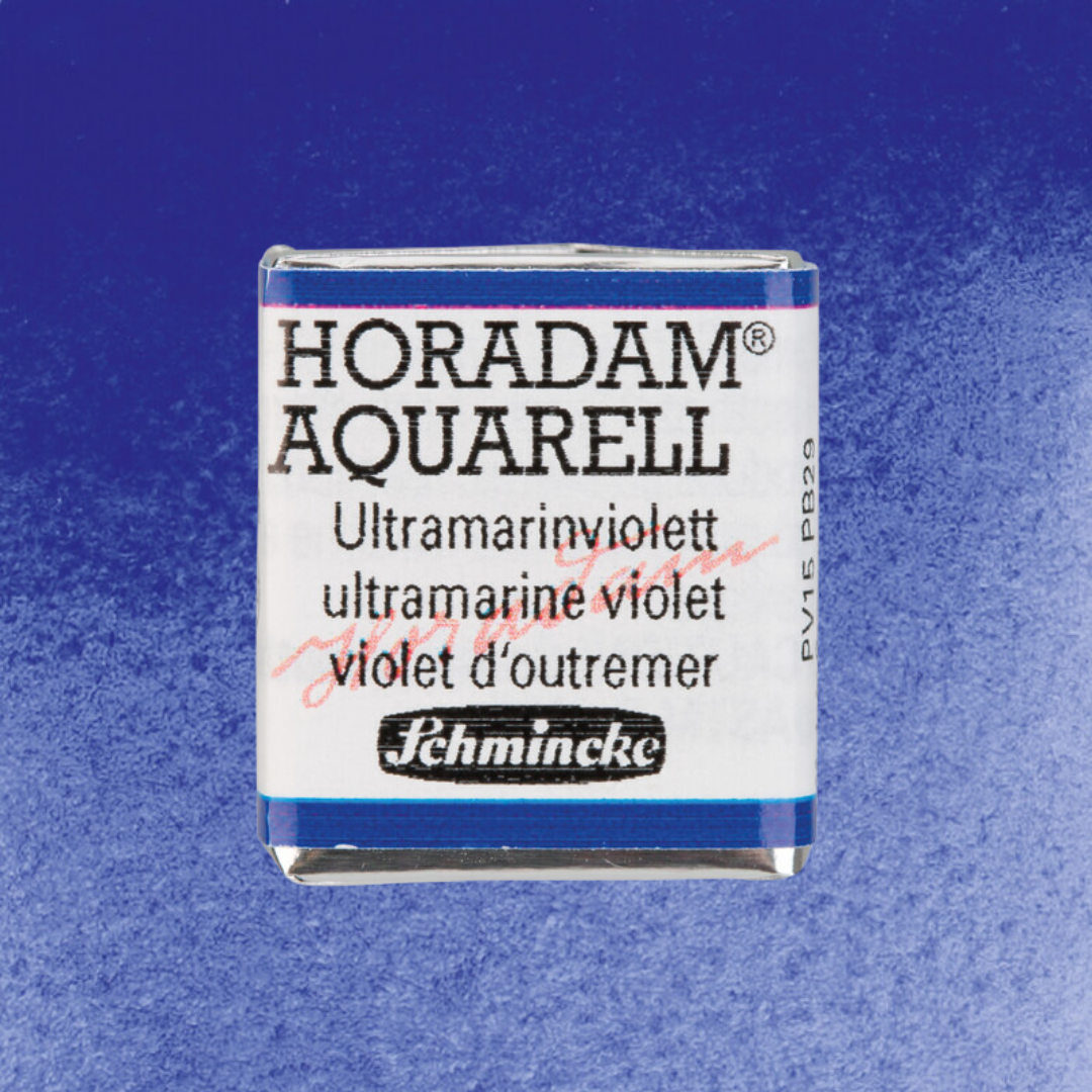 Vatnslitir HORADAM® AQUARELL - Blá og fjíolablá