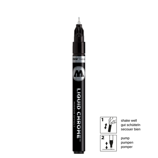 Króm lakk penni Liquid Chrome™ Marker 1mm