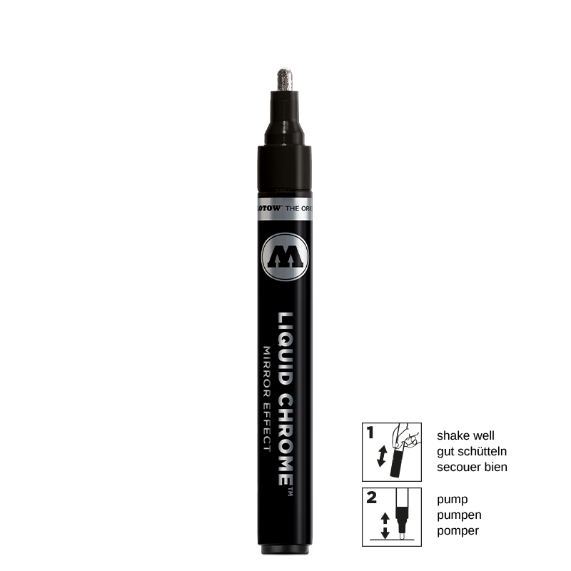 Króm lakk penni Liquid Chrome™ Marker 4mm