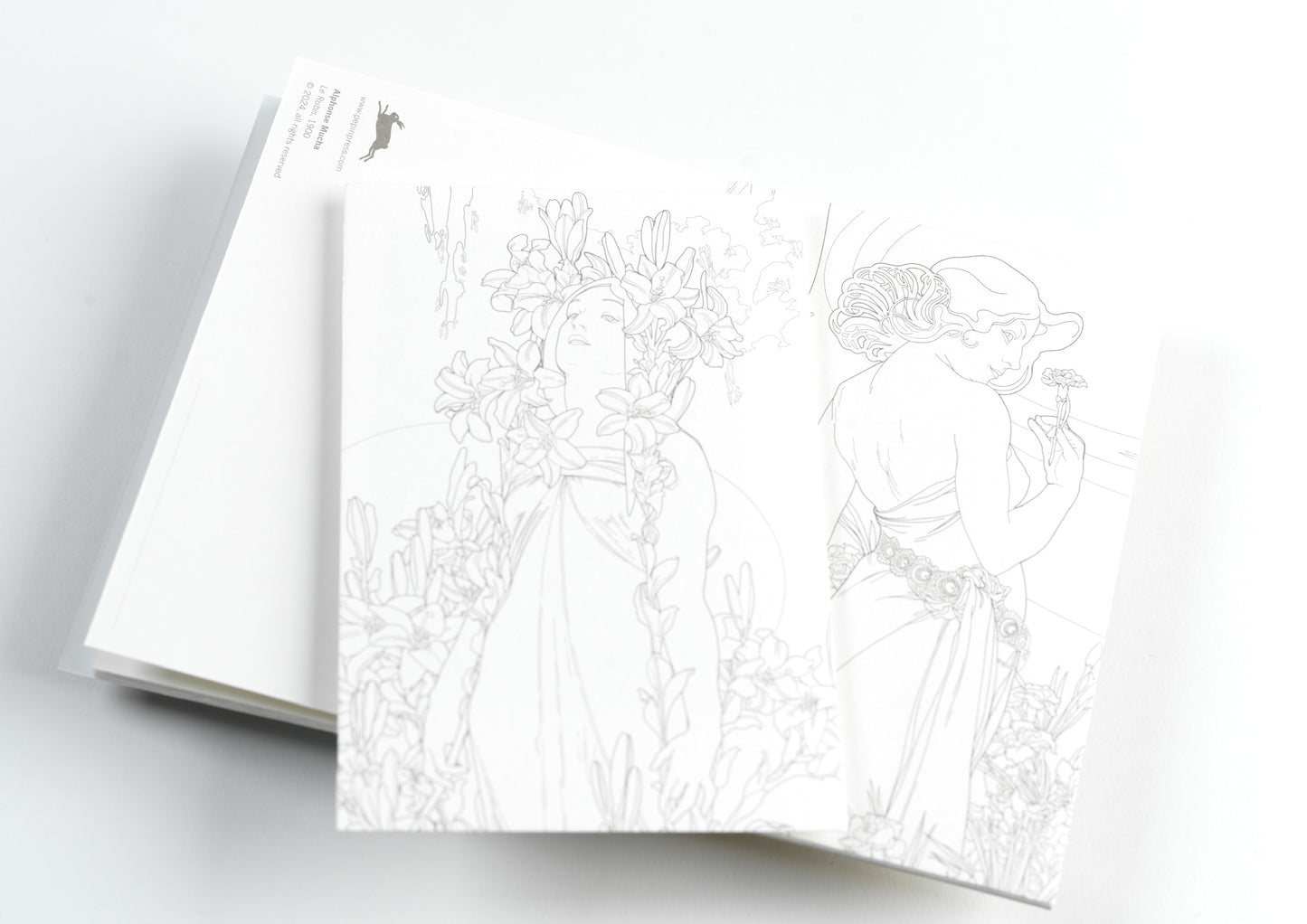 The Pepin Press Vatnslita Póstkort - Alphonse Mucha