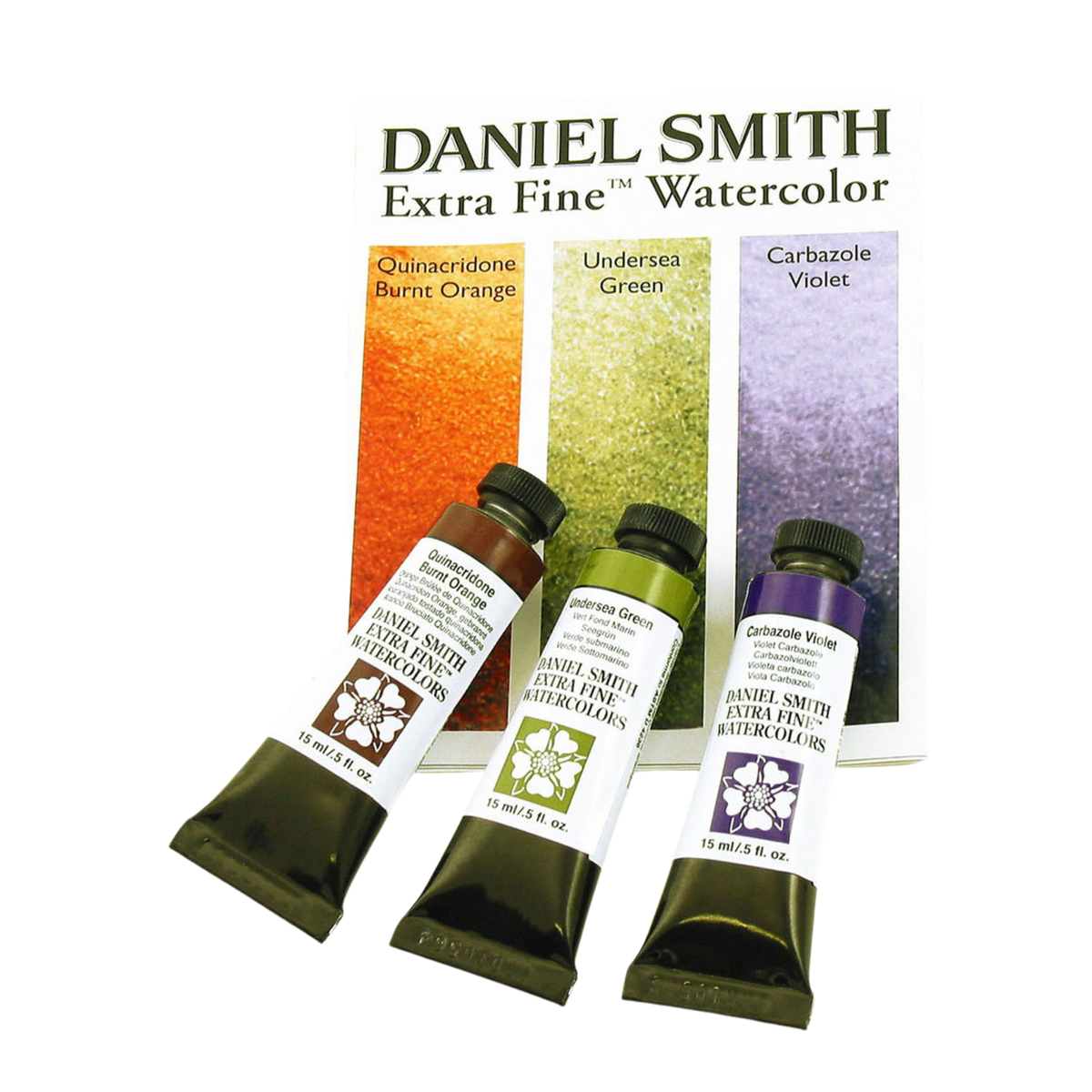 DANIEL SMITH Secondary Colours vatnslitasett, 3 × 15 ml