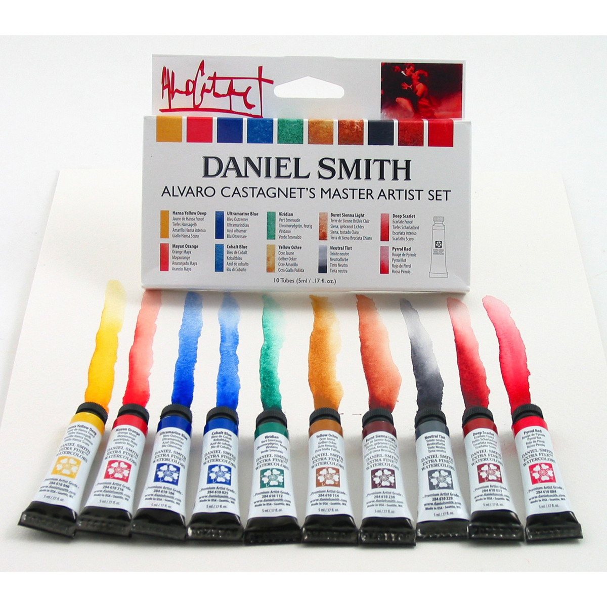DANIEL SMITH Alvaro Castagnet Master Artist Set, 10 × 5 ml