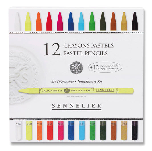 Pastel Pencils Pastellblýanta sett - 12 stk.