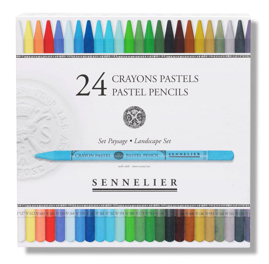 Pastel Pencils Pastellblýantasett - Landslag 24 stk.