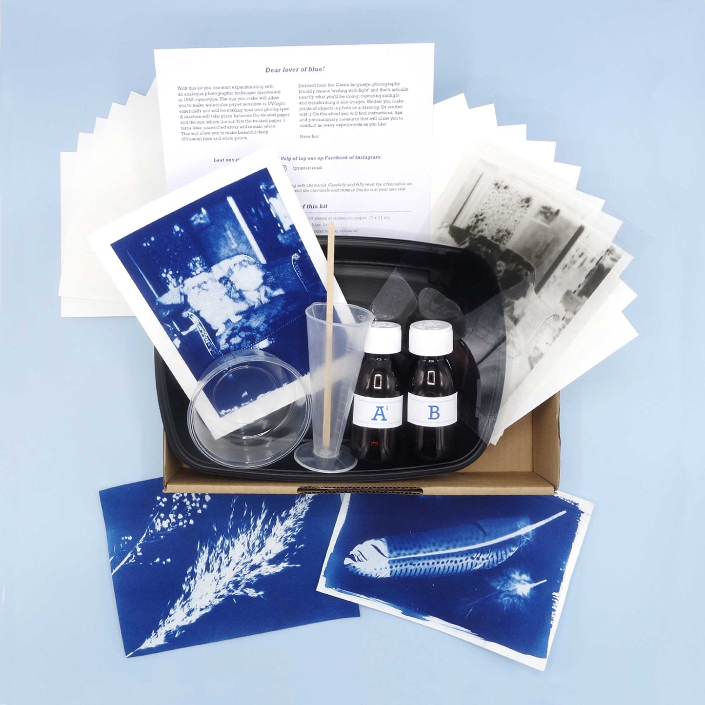DIY Cyanotype kit - Paper