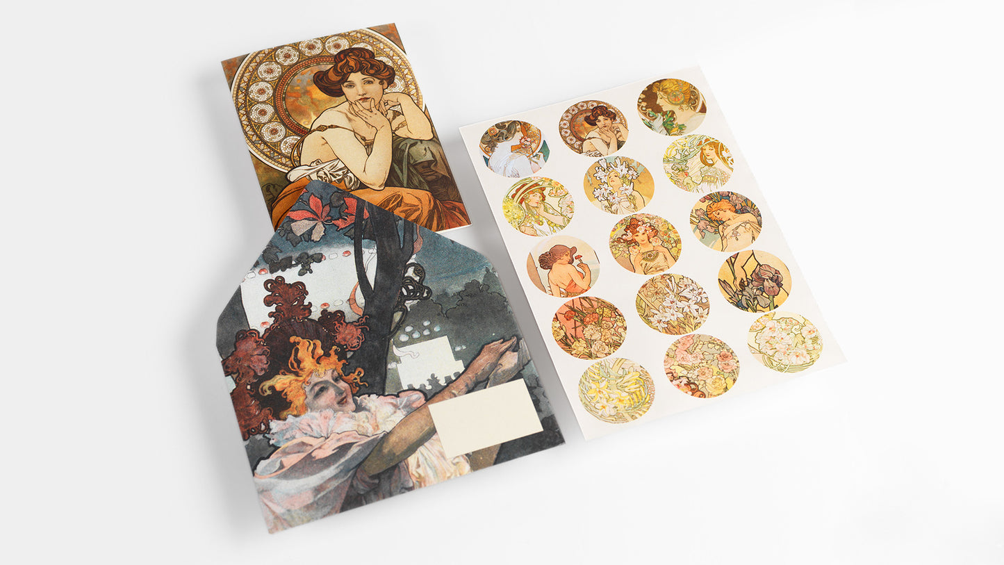 The Pepin Press Bréfsefni - Alphonse Mucha