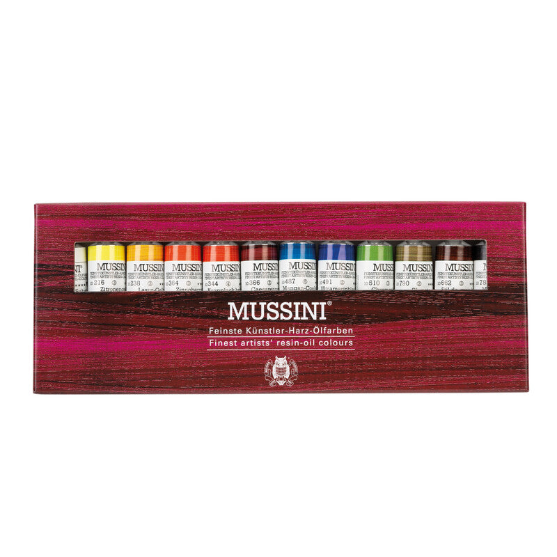 Olíulitir Mussini® Gjafasett 12 x 15 ml