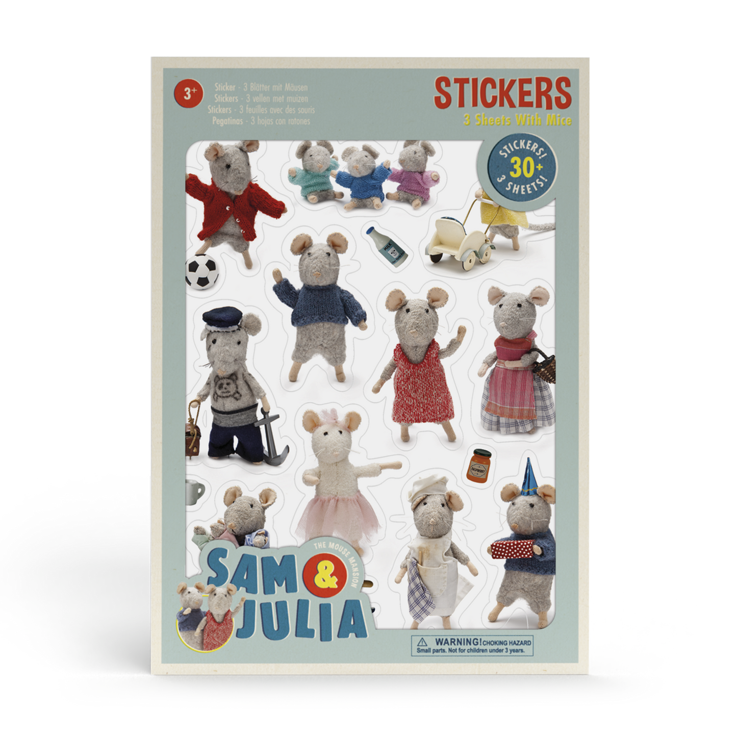 Stickers (set of 3 sheets)