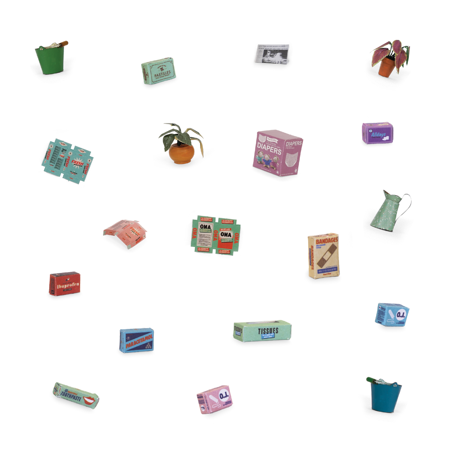 Die-Cuts - Bathroom