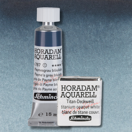 Vatnslitir HORADAM® AQUARELL - svartur, grár, hvítur