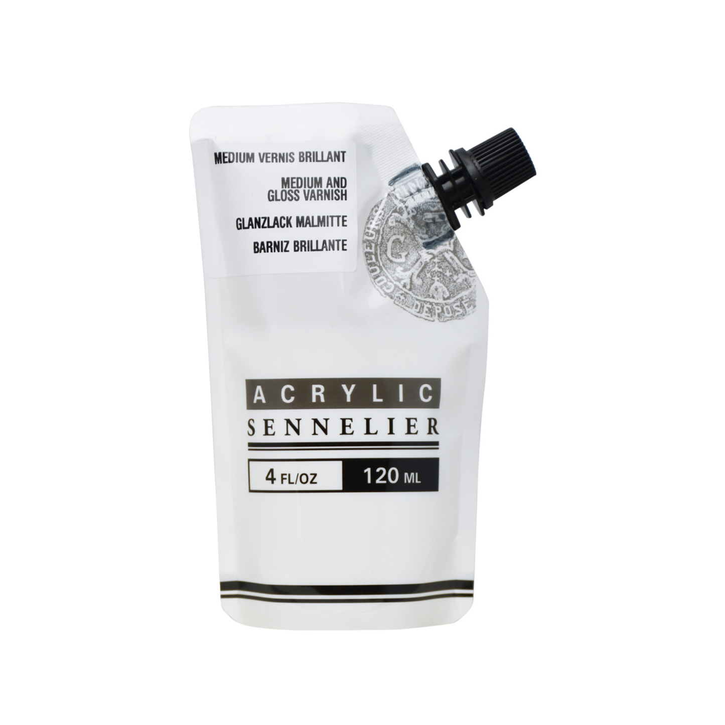 Sennelier Gloss Fluid Medium and Varnish – 120 ml