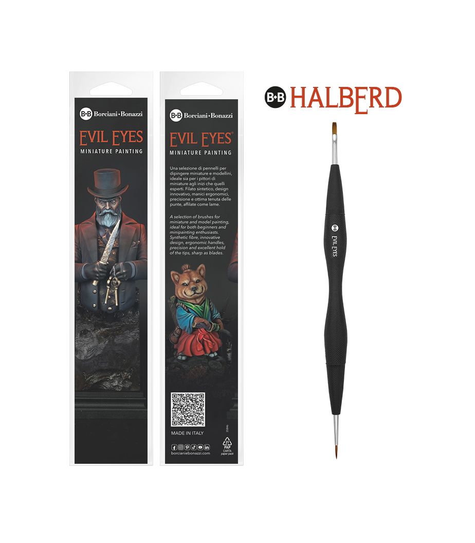 Pensill - Evil Eyes - Modelmálun - Miniature painting - Halberd