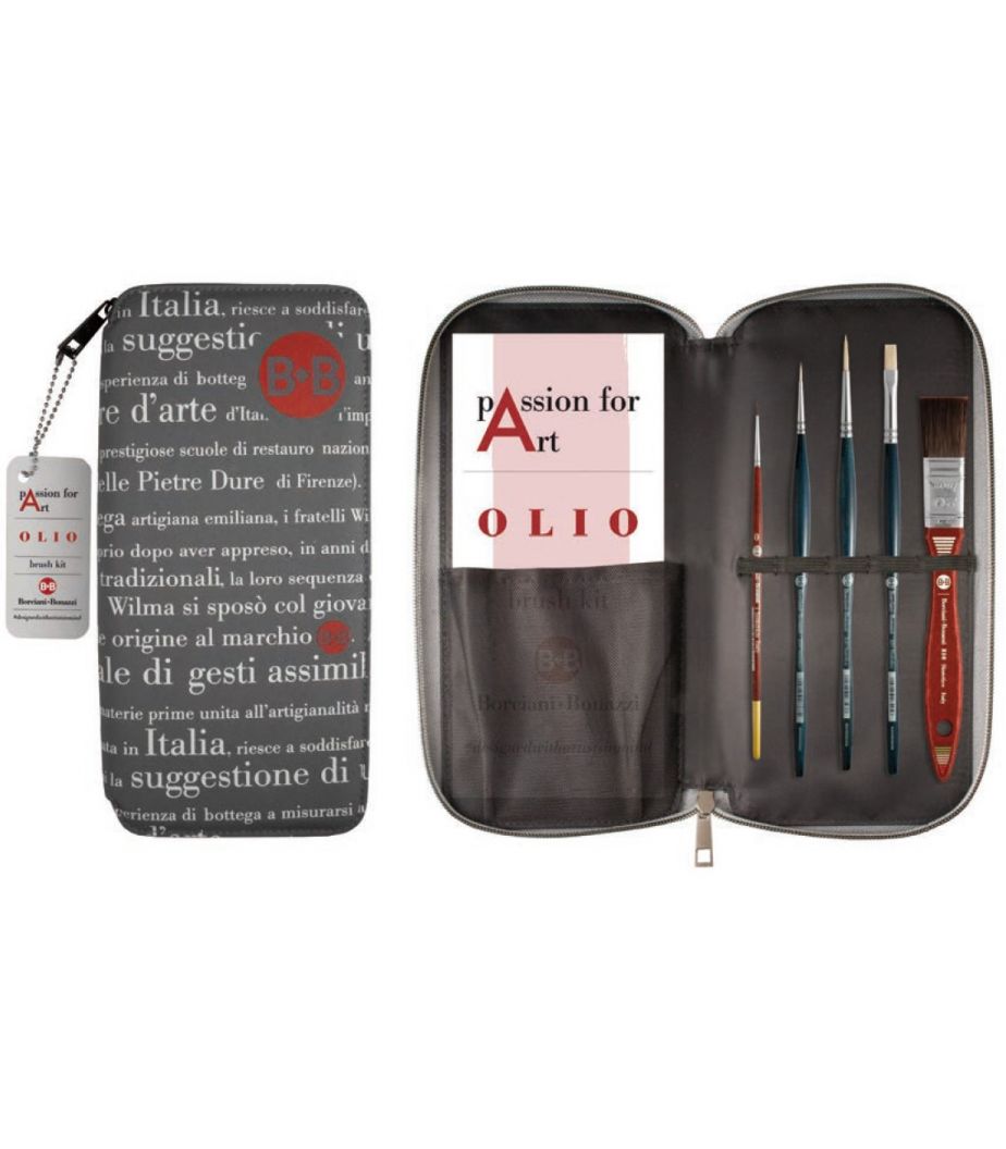 Pensla sett í veska PASSION FOR ART (5 stk) – olíumálun