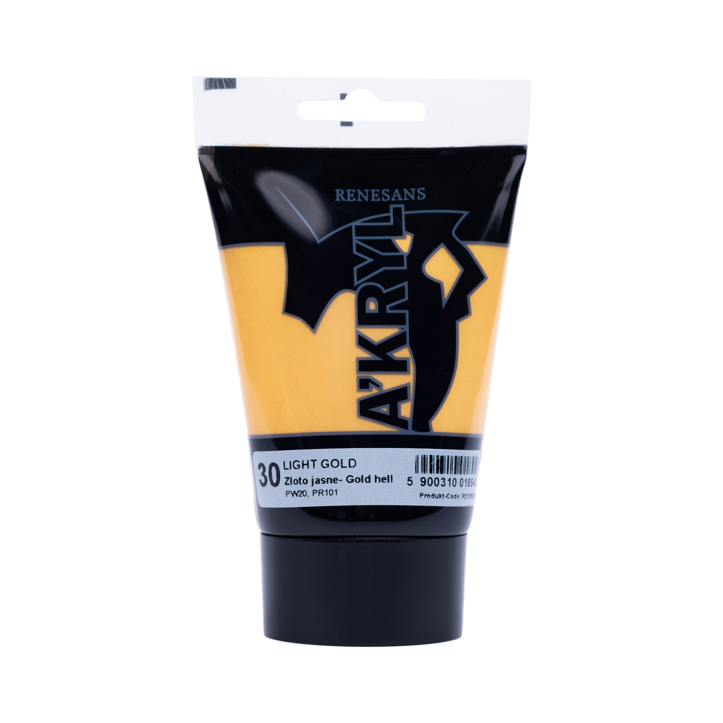 Sanseraður akrýllitur Akryl - Metallic 100 ml