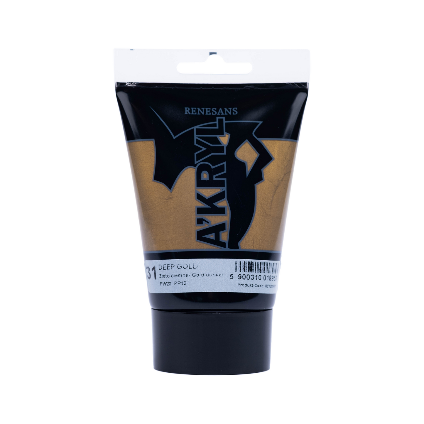 Sanseraður akrýllitur Akryl - Metallic 100 ml