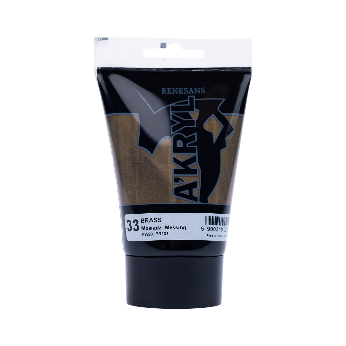 Sanseraður akrýllitur Akryl - Metallic 100 ml