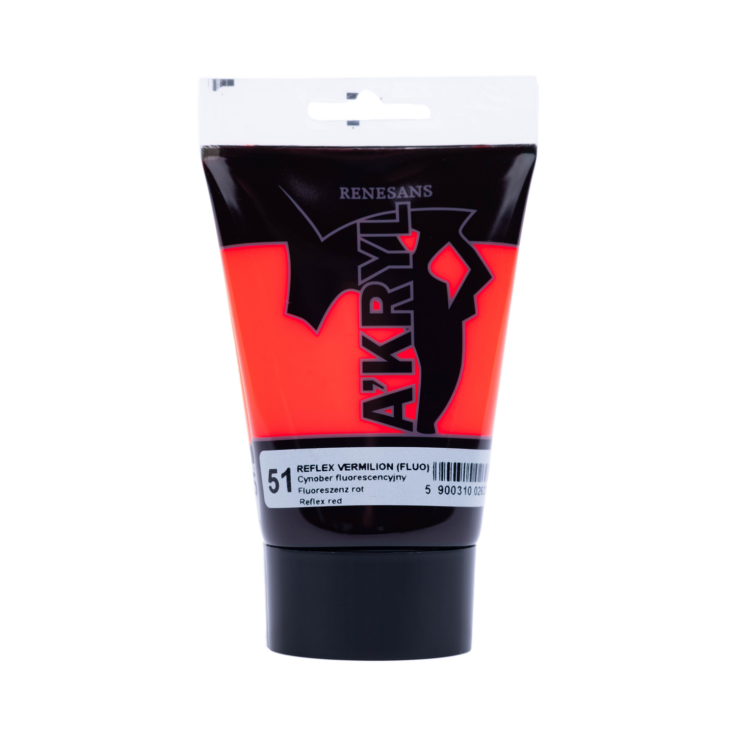 Flúrljómandi akrýllitur Akryl - Fluorescent 100 ml