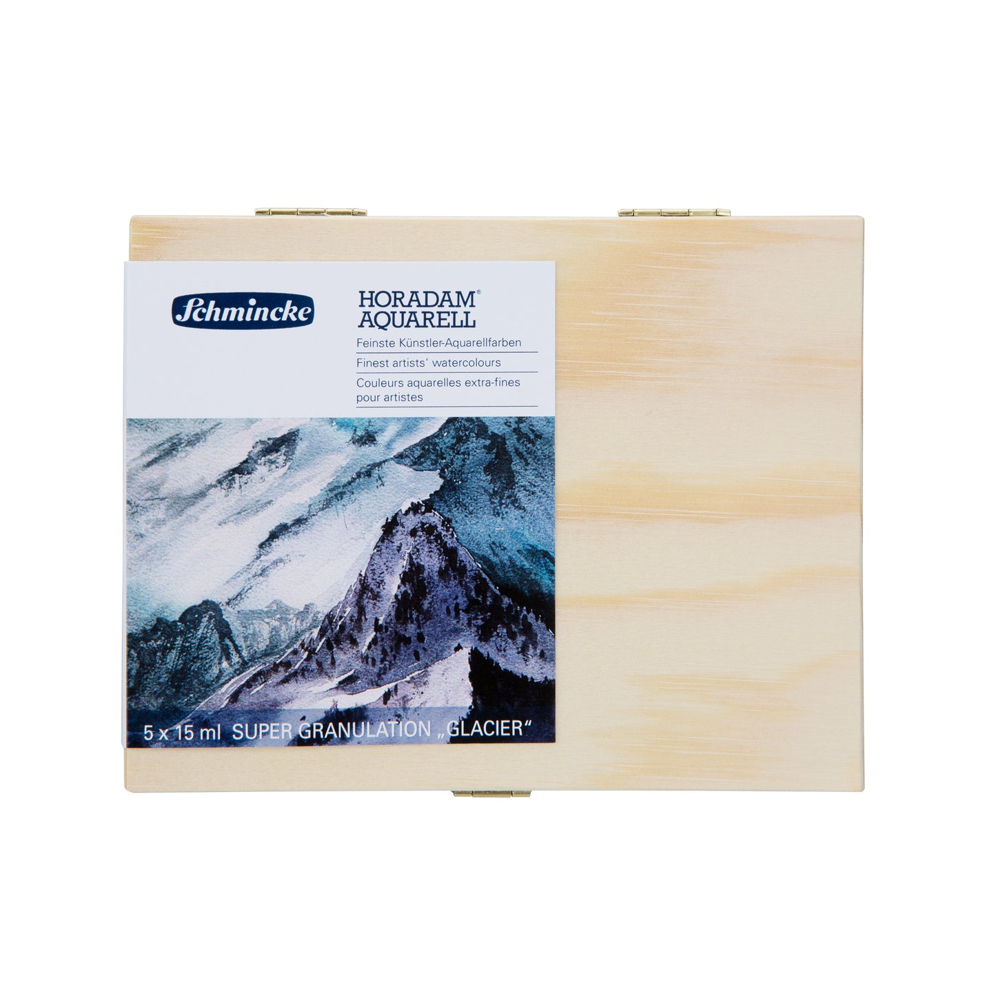 Supergranulating Vatnslitir Sett í trékassa - JÖKULL (GLACIER)