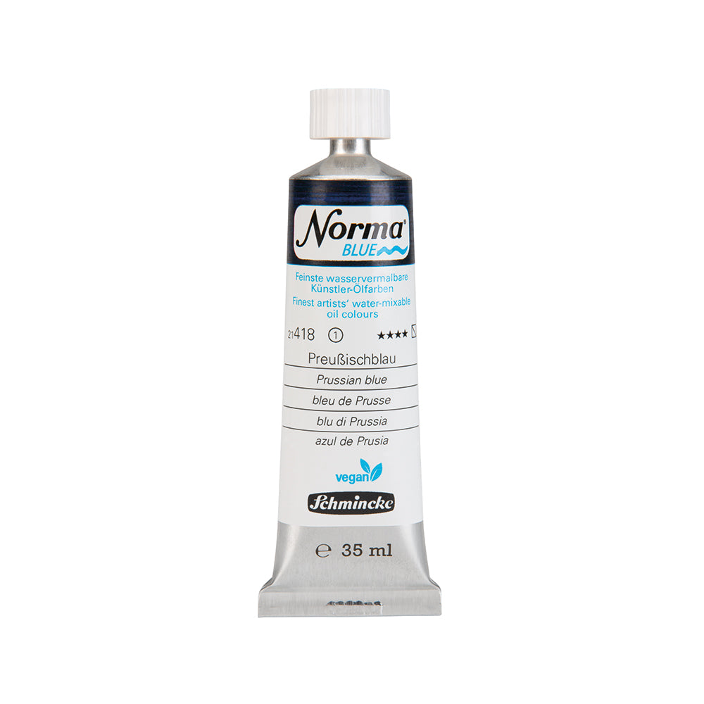 Vatnsleysanlegir Olíulitir Norma® Blue 35 ml