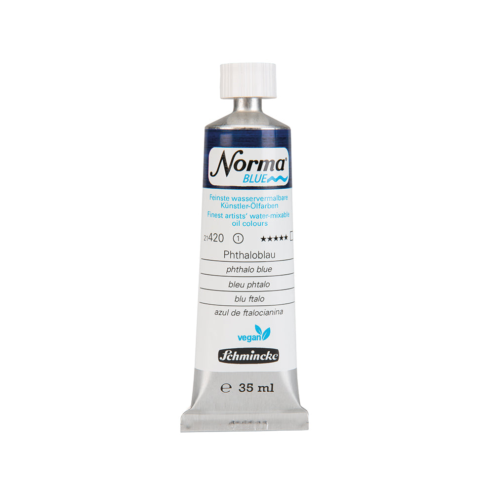 Vatnsleysanlegir Olíulitir Norma® Blue 35 ml