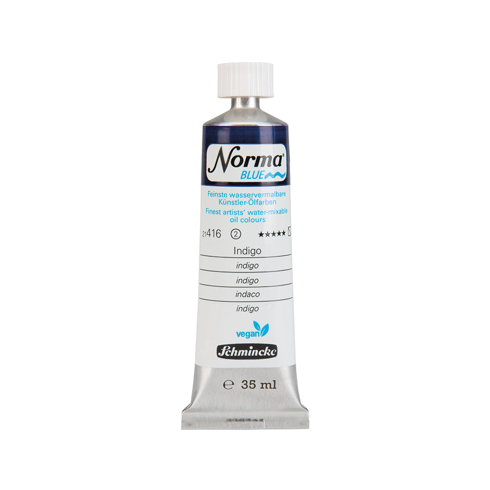 Vatnsleysanlegir Olíulitir Norma® Blue 35 ml
