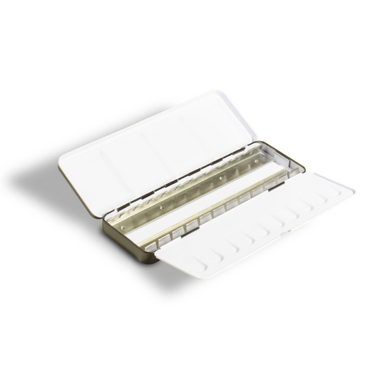 Tómur málmkassi fyrir vatnsliti