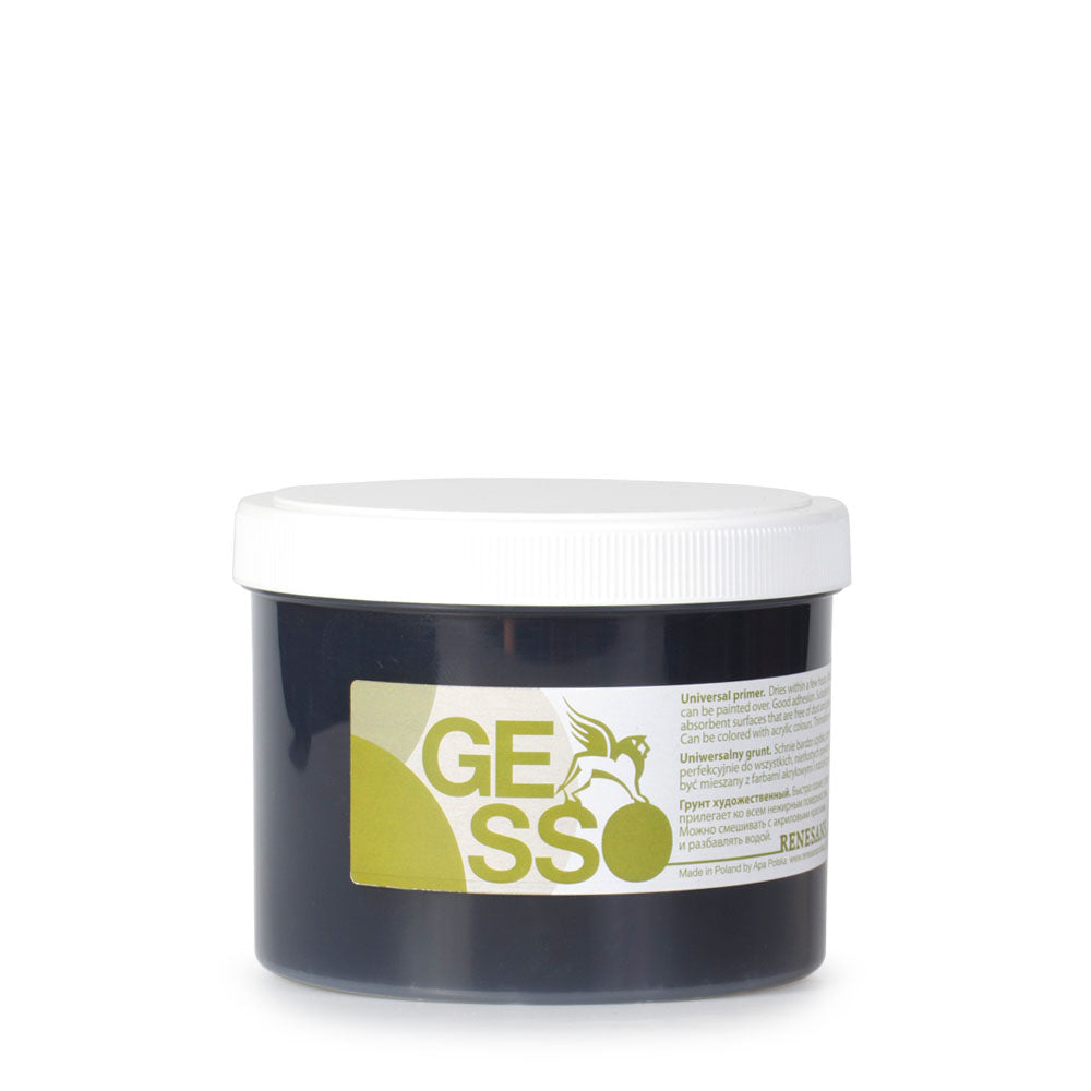 Universal Gesso - hvít, svart og transparent