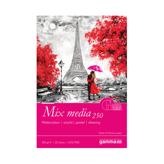 Blokk MixMedia - 25 blaðsíður 250 g/m²