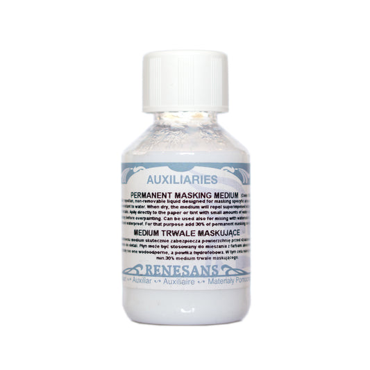 Permanent masking medium fyrir vatnsliti