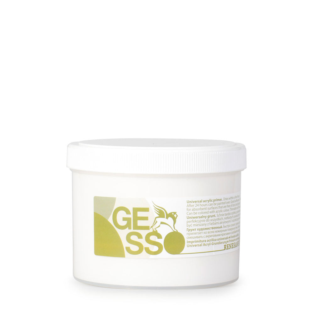 Universal Gesso - hvít, svart og transparent