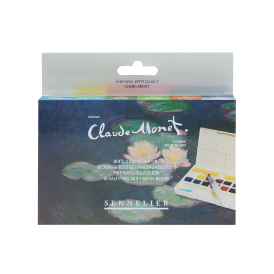 La Petite Aquarelle Monet - Water Lilies vatnslitasett