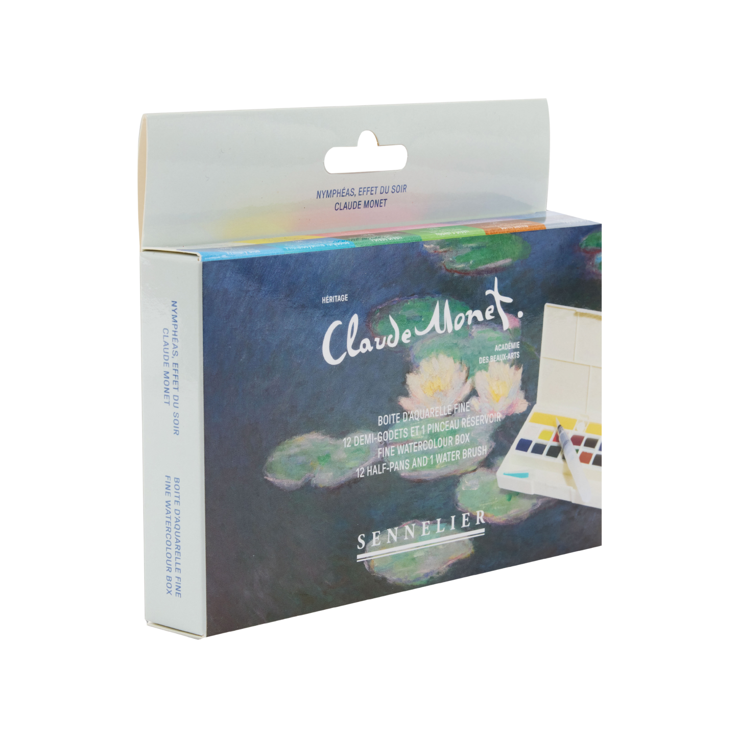 La Petite Aquarelle Monet - Water Lilies vatnslitasett