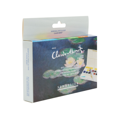 La Petite Aquarelle Monet - Water Lilies vatnslitasett