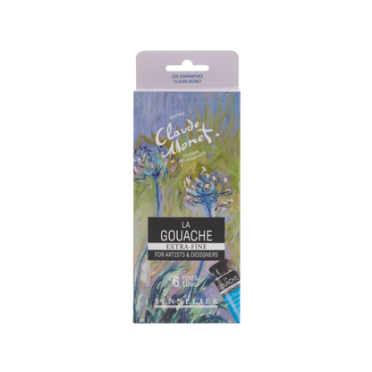 Monet gouache sett - Agapanthus - 6 × 10 ml