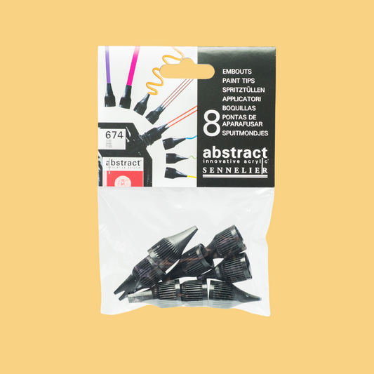 SENNELIER abstract® oddar fyrir liner eða akrýlskvísur – 8 stk.