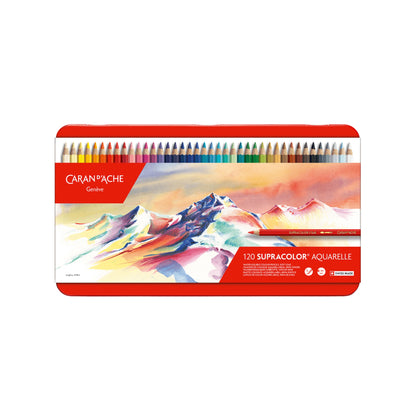 Kassi með 120 SUPRACOLOR™ Aquarelle trélitum