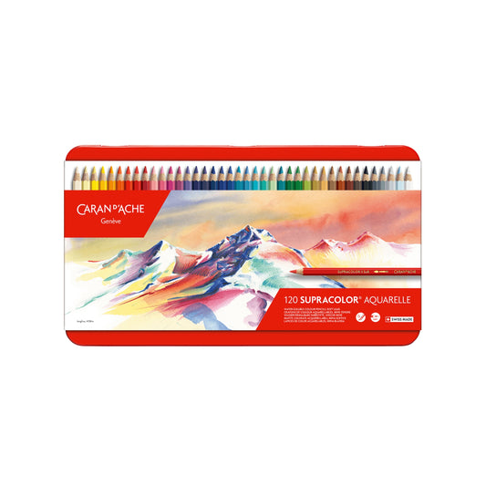 Kassi með 120 SUPRACOLOR™ Aquarelle trélitum