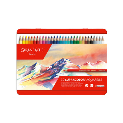 Kassi með 30 SUPRACOLOR™ Aquarelle trélitum