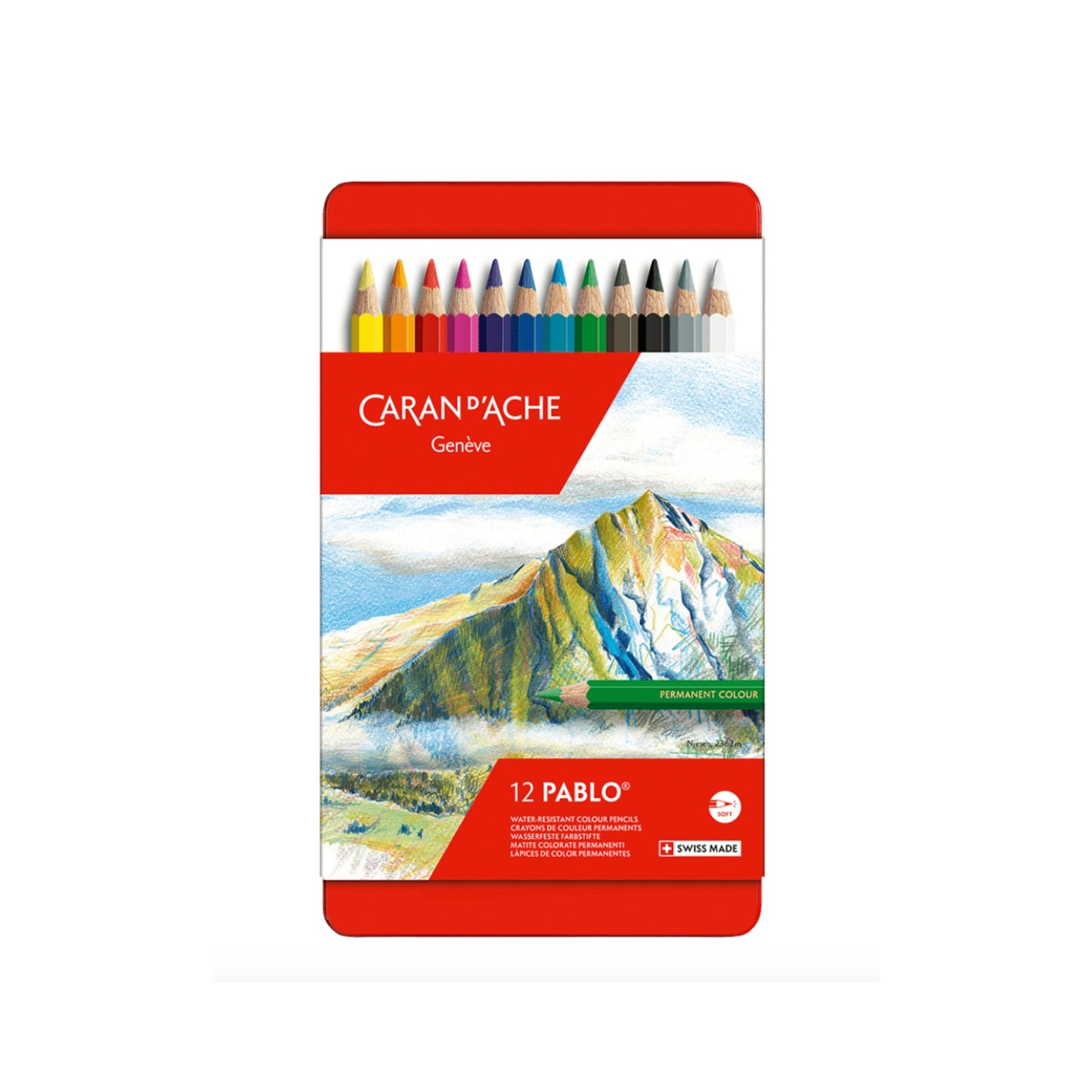 PABLO™ - kassi með 12 trélitum