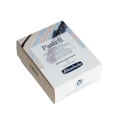 Pastellsett - ljósustu og dýpstu tónar - 6 hálfir litir